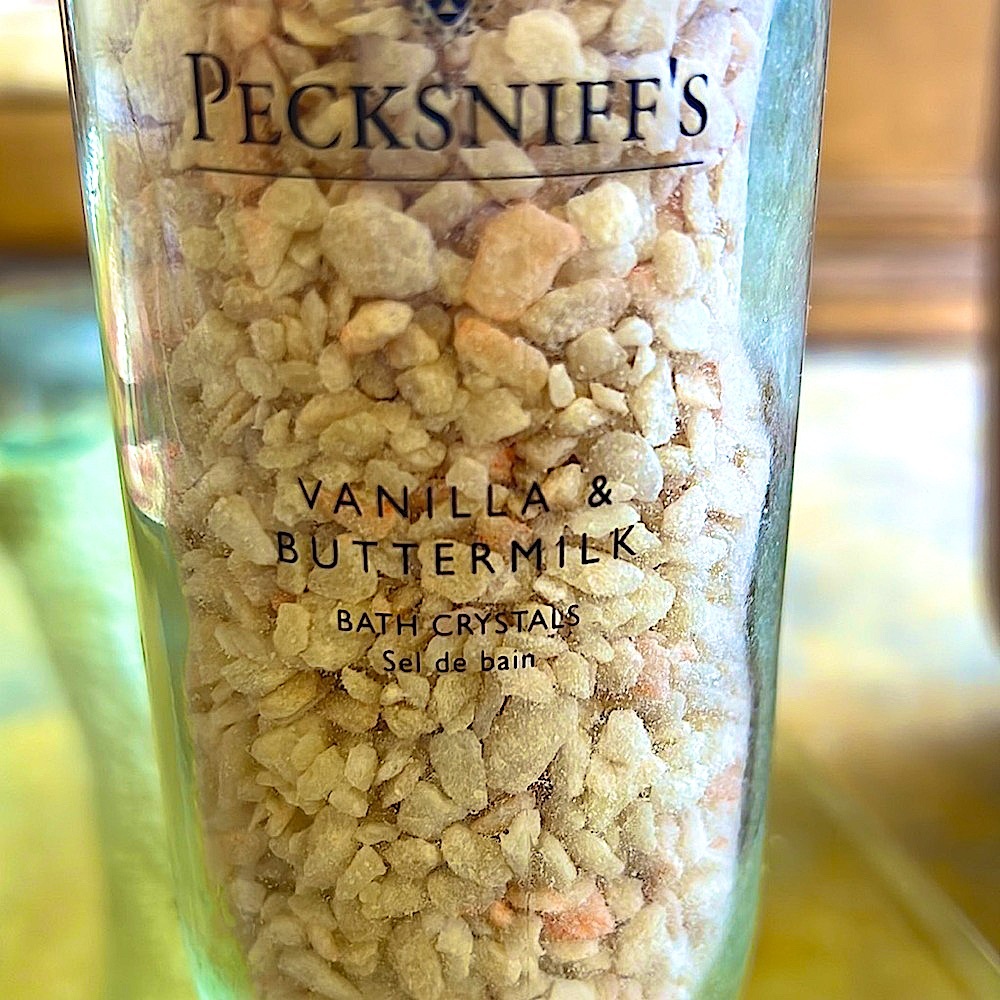 🛀🏽PECKSNIFF’S AROMATHERAPY Bath CrystalsUnopenedVanilla&Buttermilk.15.80oz